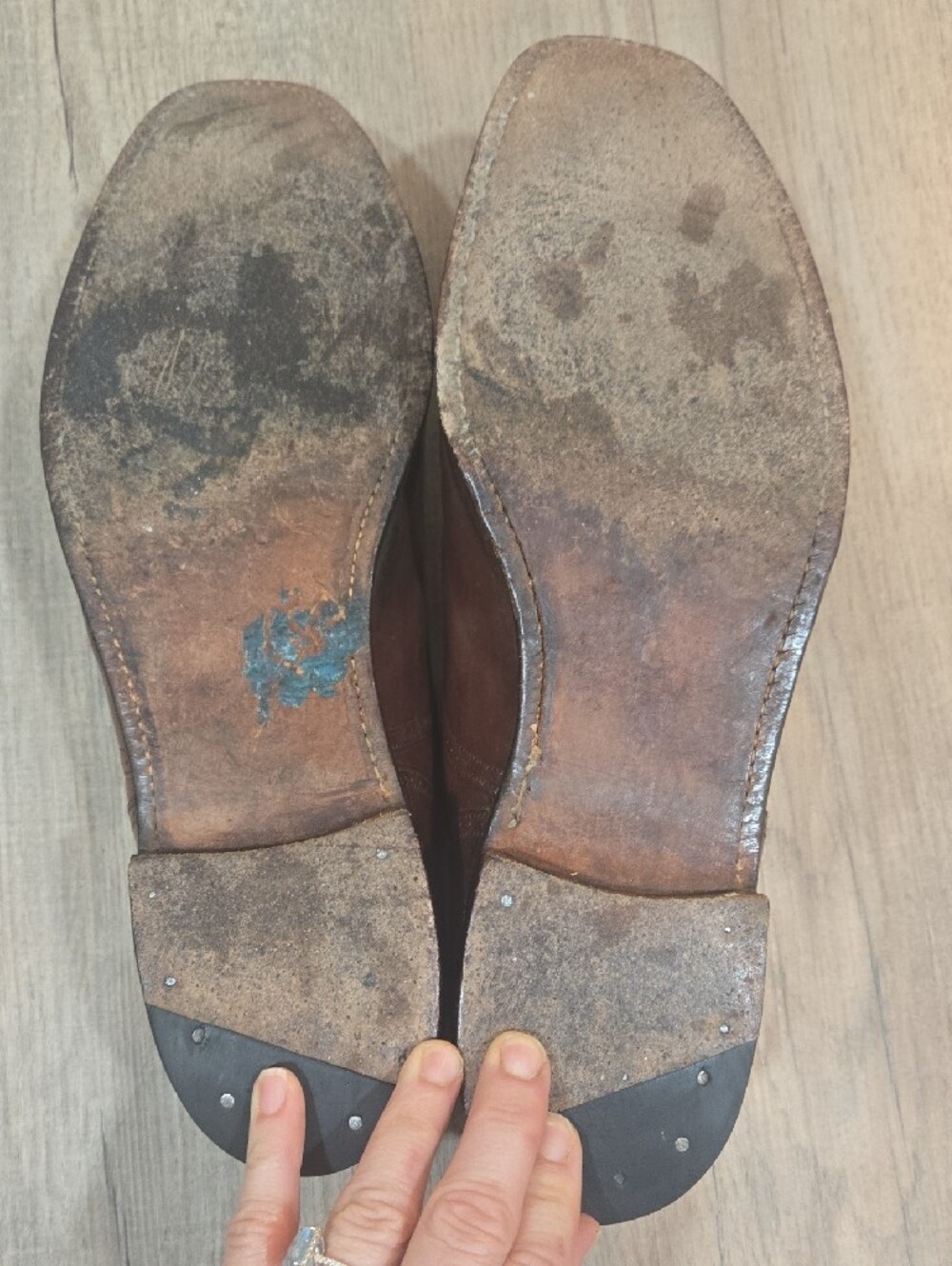Church's Brown Leather Cap-Toe Oxfords - Picture 4 of 4